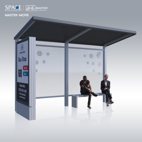 數(shù)字廣告顯示公交車站W(wǎng)IFI候車亭LED設(shè)計候車亭