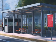 關(guān)于近距離類型候車亭的信息